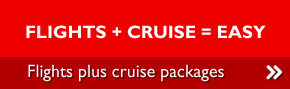 Flights + Cruise = Easy - Flights plus cruise packages