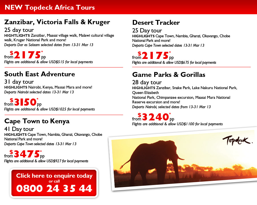 Topdeck Africa