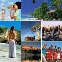 Cheap flights Round the World from Auckland