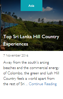 Top Sri Lanka Hill Country Experiences