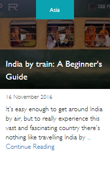 India by train: A Beginner's Guide