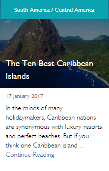 The Ten Best Caribbean Islands