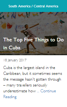 The Top Five Things to Do in Cuba