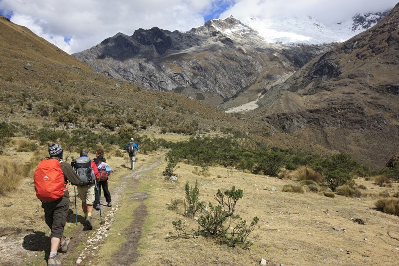 Trekking through the Peruvian wilderness