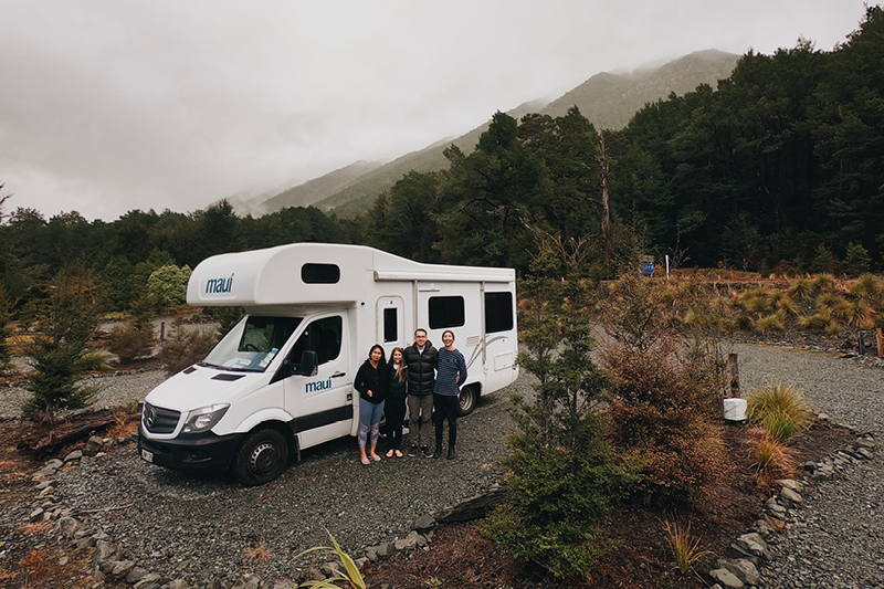 new zealand south island road trip campervan