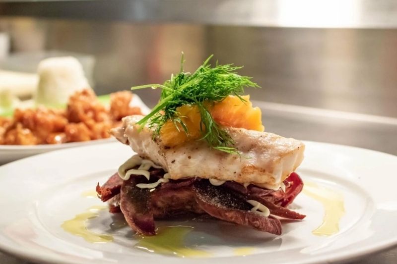 Fresh delicious local cuisine at Koru café, Aitutaki