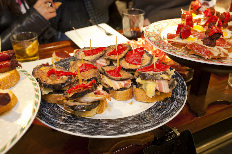 Pintxos at a bar in San Sebastián. Photo: Getty Images
