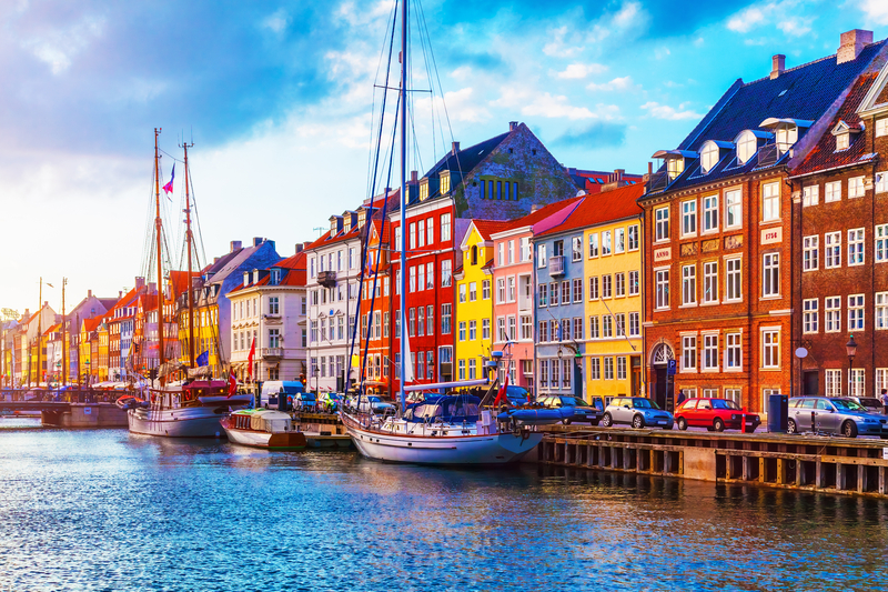 Nyhavn in Copenhagen, Denmark