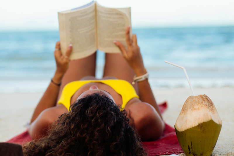 Pack a good book to read on the beach