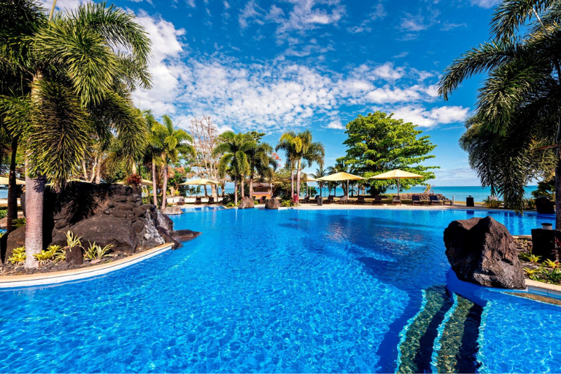 Sheraton Samoa Beach Resort’s magical lagoon pool