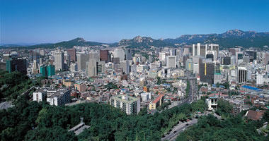 Aerial View of Seoul