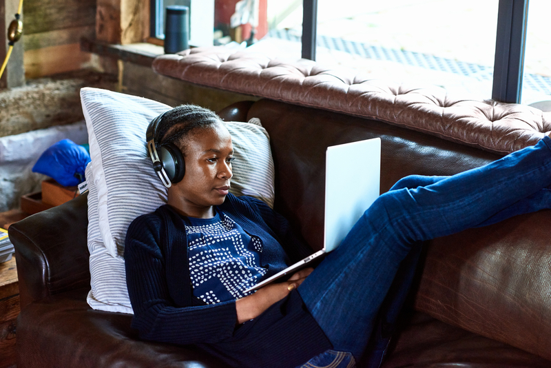 Listen to language learning podcasts